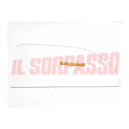 VETRO SCENDENTE PORTA POSTERIORE FIAT 1400 - 1900 BERLINA ORIGINALE