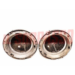 TAZZE FARO FIAT 850 SPIDER + RACER CARELLO ORIGINALI