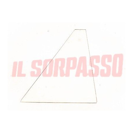 VETRO FISSO POSTERIORE DESTRO O SINISTRO FIAT 1300 1500 BERLINA ORIGINALE