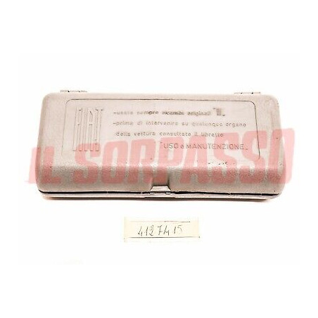 SCATOLA CONTENITORE VALIGIETTA CUSTODIA ATTREZZI FIAT 500 - 126 - 127 - 128 