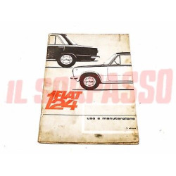 LIBRETTO USO E MANUTENZIONE FIAT 124 BERLINA 1 SERIE ORIGINALE 5a EDIZIONE