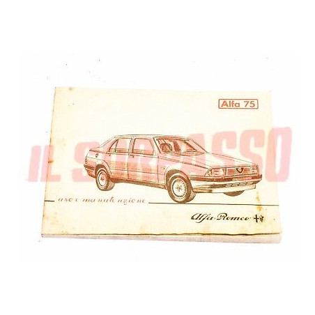 LIBRETTO USO E MANUTENZIONE ALFA ROMEO 75 1 SERIE ORIGINALE