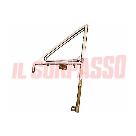 DEFLETTORE COMPLETO DI VETRO PORTA DESTRA FIAT 850 COUPE MORETTI ORIGINALE