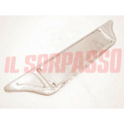 PORTA TARGA ANTERIORE ALLUMINIO FIAT TOPOLINO-1100-500-600 + VETTURE ANNI 50