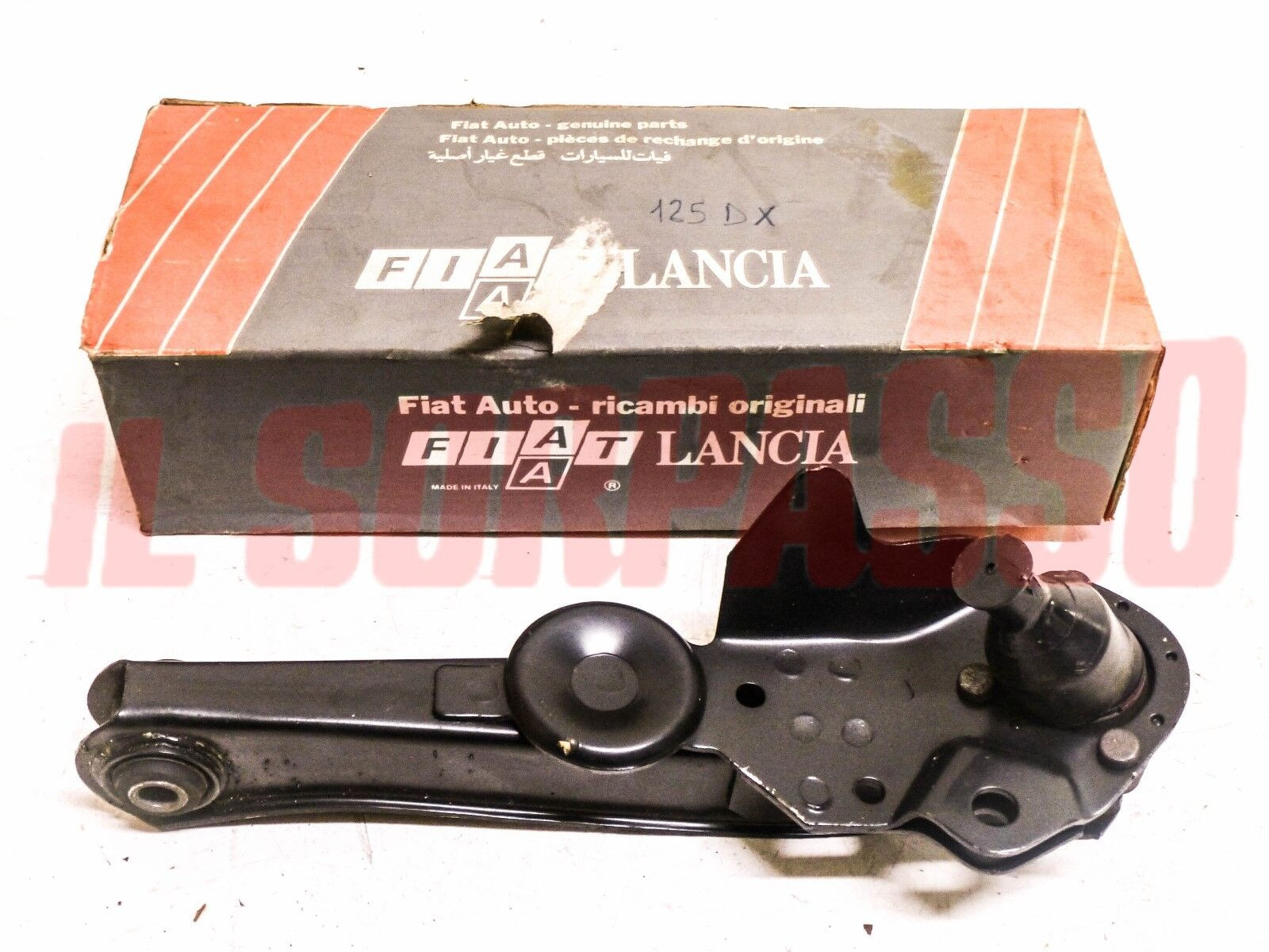 BRACCIO SOSPENSIONE INFERIORE SINISTRO FIAT 125 BERLINA SPECIAL ORIGINALE BRACCIO SOSPENSIONE INFERIORE SINISTRO FIAT 125 BERLINA SPECIAL ORIGINALE