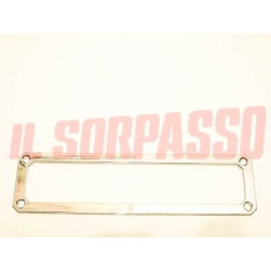 CORNICE PORTA TARGA ANTERIORE CROMATA FIAT 127 128 850 900 T A112 ALFETTA ORIG.