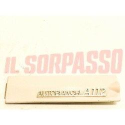 MOSTRINA PLANCIA PORTAFUSIBILI CRUSCOTTO SCRITTA AUTOBIANCHI A112 1 S + ABARTH