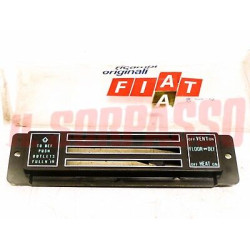 MOSTRINA LEVE RISCALDAMENTO PLANCIA CRUSCOTTO FIAT 128 C CL ORIGINALE IN INGLESE