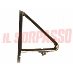 TELAIO VETRO DEFLETTORE SINISTRO FIAT 127 2 SERIE MONTANTE NERO GRANDE + GUARNIZ