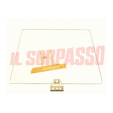 VETRO SCENDENTE POSTERIORE DESTRO AUTOBIANCHI A111 ORIGINALE 4179704