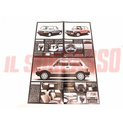 BROCHURE DEPLIANT CARATTERISTICHE TECNICHE A112 ABARTH JUNIOR ELITE LX