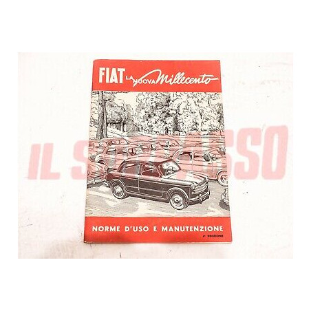 LIBRETTO USO E MANUTENZIONE FIAT 1100 103 BAULETTO ORIGINALE