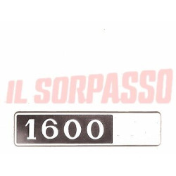 SCRITTA SIGLA POSTERIORE 1600 LANCIA BETA IN PLASTICA