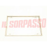 CORNICE PORTA TARGA POSTERIORE NERA ALFA ROMEO LANCIA FIAT ANNI 80 ORIGINALE .