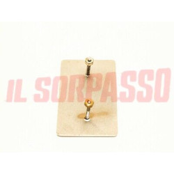 STEMMA SCRITTA LOGO SMALTATO ISOTTA FRASCHINI MILANO TIPO 8 8A 8B 8C D FE IM