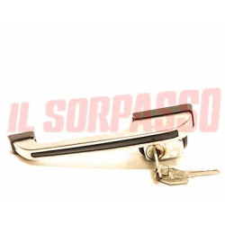 MANIGLIA PORTA ANTERIORE SINISTRA CROMATA ALFA ROMEO ALFA SUD 4 PORTE ORIGINALE