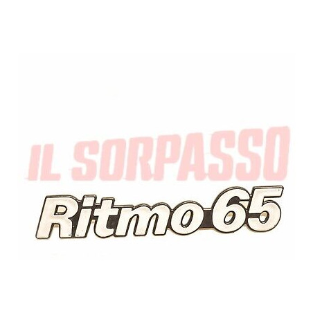 SCRITTA SIGLA POSTERIORE FIAT RITMO 65 ORIGINALE