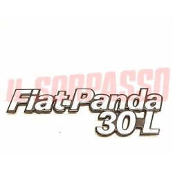 SCRITTA SIGLA PORTELLONE POSTERIORE FIAT PANDA 30 L ORIGINALE