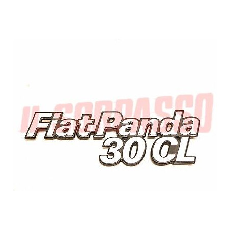 SCRITTA SIGLA PORTELLONE POSTERIORE FIAT PANDA 30 CL ORIGINALE