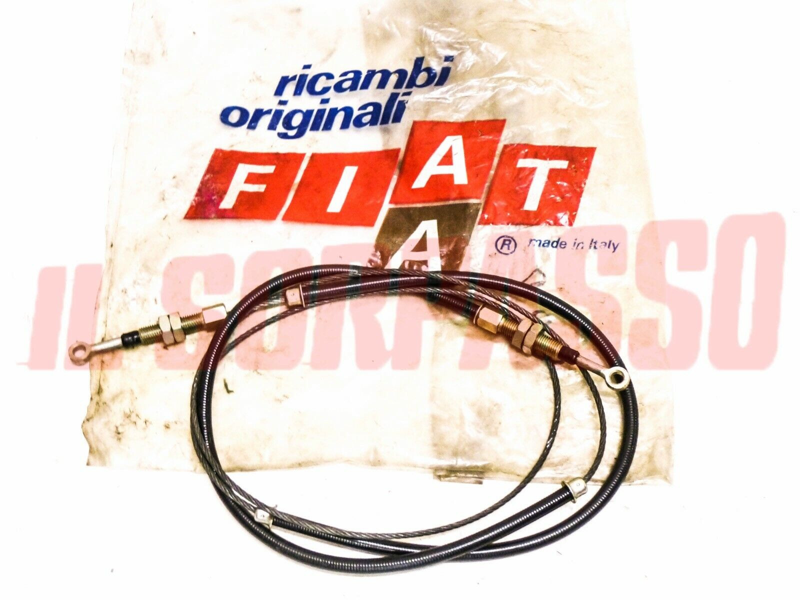CAVO CORDA FRENO A MANO FIAT 600 D ORIGINALE CAVO CORDA FRENO A MANO FIAT 600 D ORIGINALE