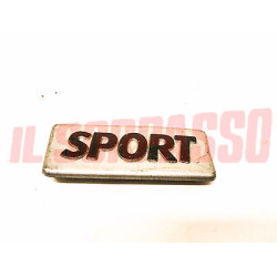 SCRITTA SIGLA MODANATURA LATERALE FIAT 127 SPORT  ORIGINALE