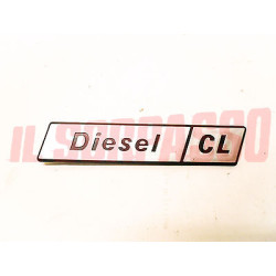 SCRITTA SIGLA FANALE POSTERIORE DESTRO FIAT 131 DIESEL CL IN PLASTICA ORIGINALE