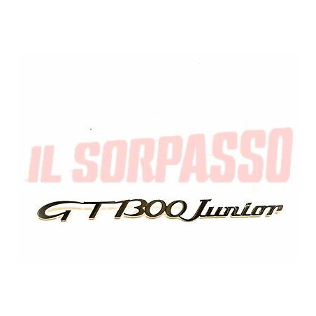 SCRITTA SIGLA COFANO POSTERIORE ALFA ROMEO GT JUNIOR 1300