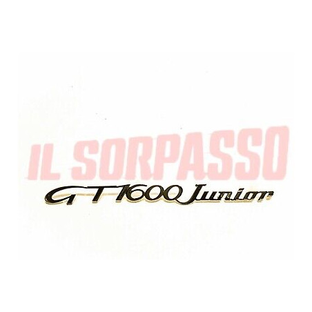 SCRITTA SIGLA COFANO POSTERIORE ALFA ROMEO GT JUNIOR 1600