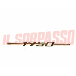 SCRITTA SIGLA COFANO POSTERIORE ALFA ROMEO GT 1750 