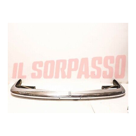 PARAURTI ANTERIORE + STAFFE LANCIA FLAVIA COUPE 1500 1800 ORIGINALE