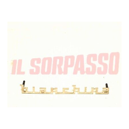 SCRITTA SIGLA AUTOBIANCHI BIANCHINA BERLINA CABRIO TRASFORMABILE PANO .