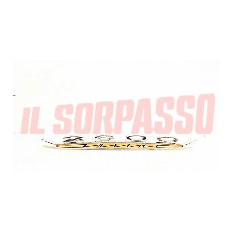 SCRITTA FREGIO STEMMA CRUSCOTTO ALFA ROMEO 2600 SPRINT ORIGINALE .