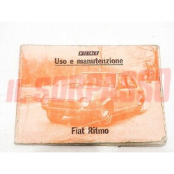 LIBRETTO USO E MANUTENZIONE FIAT RITMO 7 EDIZIONE ORIGINALE