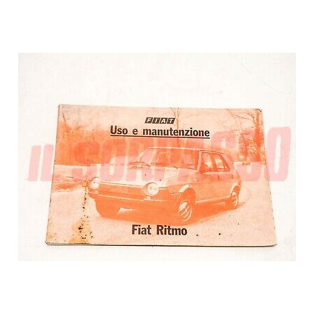 LIBRETTO USO E MANUTENZIONE FIAT RITMO 8 EDIZIONE ORIGINALE