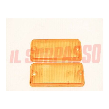 PLASTICHE FANALINI ANTERIORI DESTRO SINISTRO FIAT 900 T E 124 SPIDER DELTA LEART