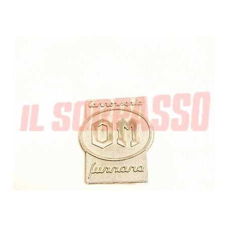 STEMMA SCRITTA CARROZZERIA SUZZARA AUTOCARRI FIAT OM ORIGINALE