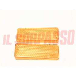 PLASTICHE FANALINI ANTERIORI FRECCE ARANCIO FIAT 124 850 SPORT COUPE 2 3 S LEART