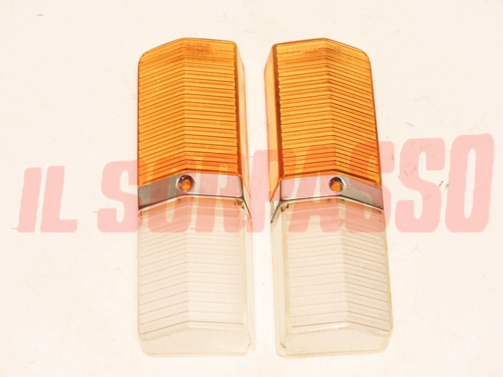PLASTICHE FANALINI ANTERIORI DESTRO + SINISTRO FIAT 125 BERLINA 1 S PLASTICHE FANALINI ANTERIORI DESTRO + SINISTRO FIAT 125 BERLINA 1 S