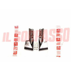 COPPIA STAFFE PARAURTI ANTERIORI CITROEN 2 CV ORIGINALI