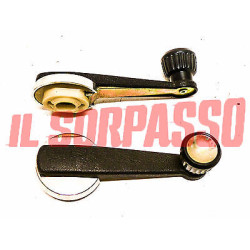 COPPIA MANIGLIE ALZAVETRO FIAT 124 SPECIAL T 128 COUPE X19 ORIGINALI