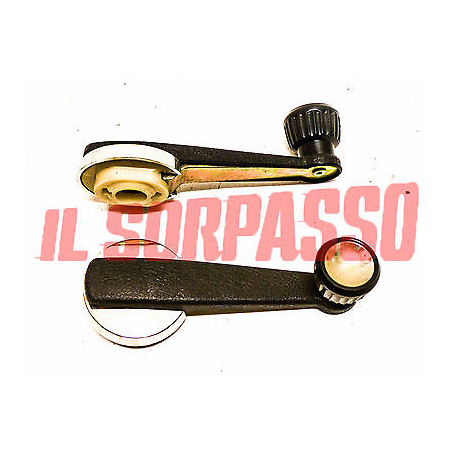 COPPIA MANIGLIE ALZAVETRO FIAT 124 SPECIAL T 128 COUPE X19 ORIGINALI