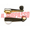 COPPIA MANIGLIE ALZAVETRO FIAT 124 SPECIAL T 128 COUPE X19 ORIGINALI