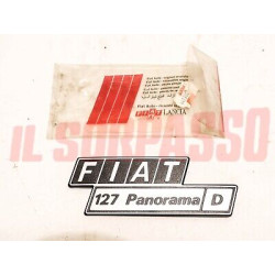 SCRITTA SIGLA POSTERIORE FIAT 127 PANORAMA DIESEL ORIGINALE