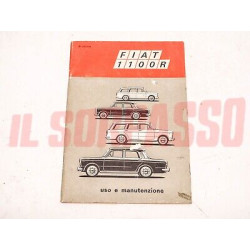 LIBRETTO USO E MANUTENZIONE FIAT 1100 R ORIGINALE