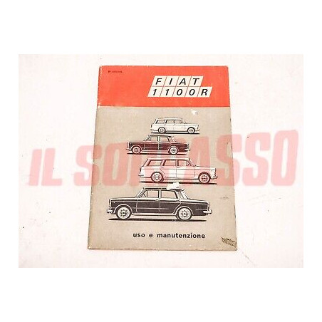 LIBRETTO USO E MANUTENZIONE FIAT 1100 R ORIGINALE