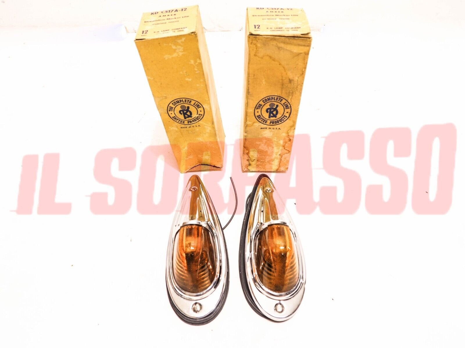 FANALINI FRECCE ARANCIO KD C517A-12 CADILLAC CHRISLER PLYMOUTH ANNI 30 40 FANALINI FRECCE ARANCIO KD C517A-12 CADILLAC CHRISLER PLYMOUTH ANNI 30 40