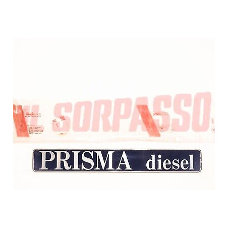 SCRITTA SIGLA COFANO POSTERIORE LANCIA PRISMA DIESEL ORIGINALE