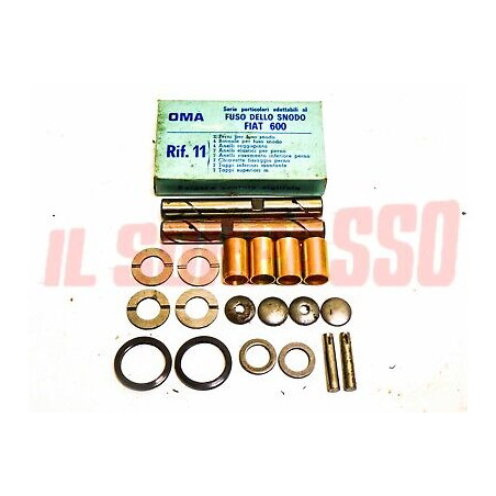 KIT PERNI FUSI A SNODO REVISIONE FUSELLI FIAT 600 PRIME SERIE ORIGINALI