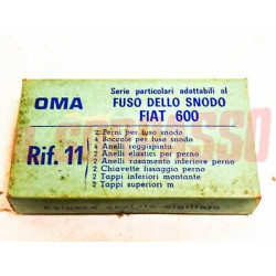 KIT PERNI FUSI A SNODO REVISIONE FUSELLI FIAT 600 PRIME SERIE ORIGINALI