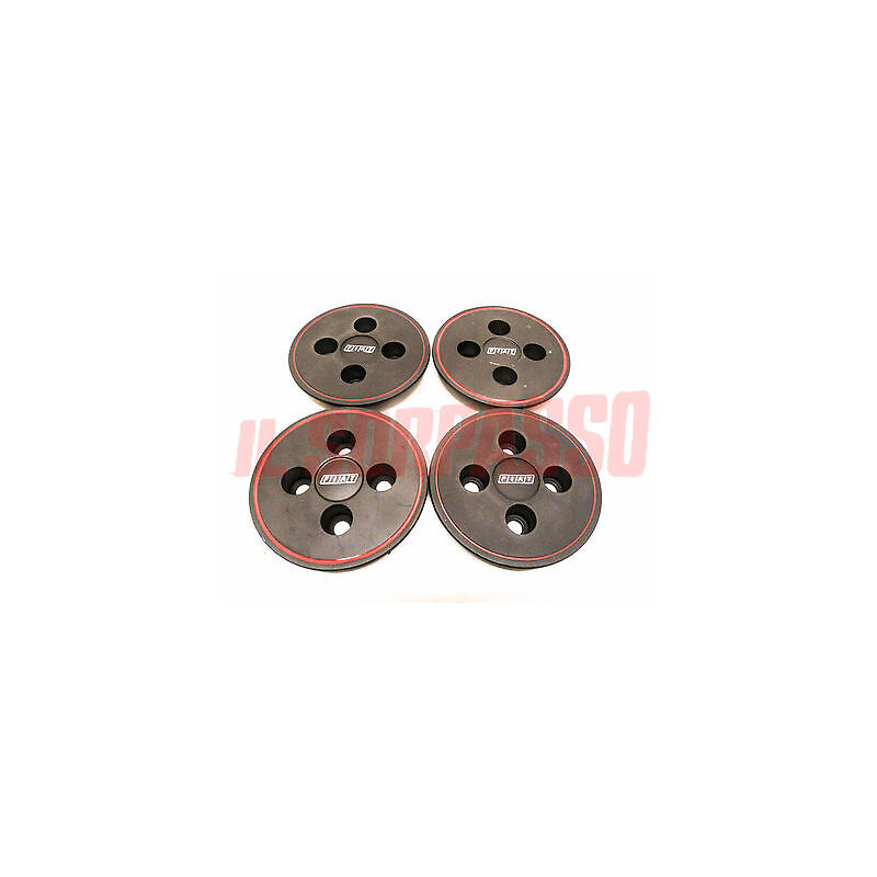 4 Tappi Coprimozzo Scorpione Per ABARTH FIAT 500 Coppa Borchia